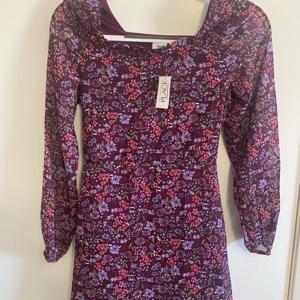 Floral Long Sleeve Dress